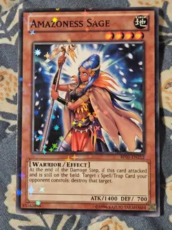 Amazoness Sage STARFOIL BP01-EN212 Rare Epic Dawn Yugioh - Image 1