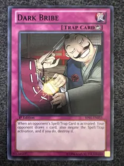 Yugioh Dark Bribe BP01-EN055 Rare 1st Edition NM - Image 1