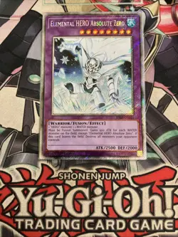 Elemental HERO Absolute Zero Platinum Secret Rare RA03-EN231 Yugioh - Image 1