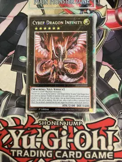 Cyber Dragon Infinity Platinum Secret Rare 1st Edition RA04-EN068 Yugioh - Image 1