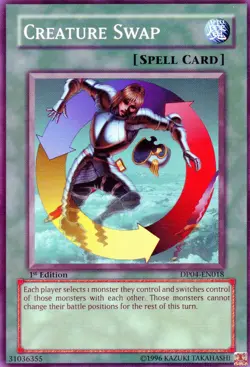 Creature Swap - DP04-EN018 - Common - Unlimited Edition Near Mint Yugioh! Card - Image 1