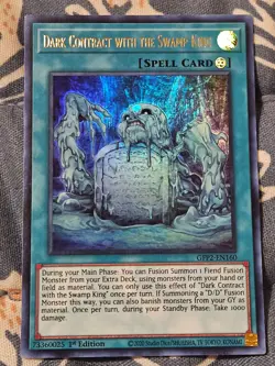 Dark Contract with the Swamp King - GFP2-EN160 - Ultra Rare - Yugioh - Image 1