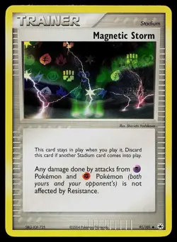 Pokemon Card - Magnetic Storm Hidden Legends 91/101 Reverse Holo - Image 1