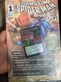PAX West 2025 MTG Magic The Gathering Spider-Man Promo Comic And Card - Image 1