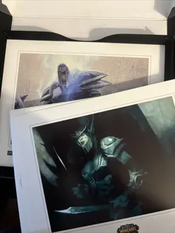 World of Warcraft Trading Card Game Alliance Art Card Set 35 Art Prints Lot Box - Image 3