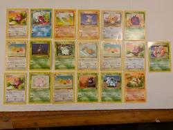 Pokemon TCG: Jungle 19 Card Lot Non Holo Rare - Image 1