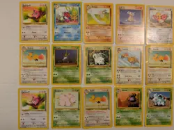 Pokemon TCG: Jungle 19 Card Lot Non Holo Rare - Image 2