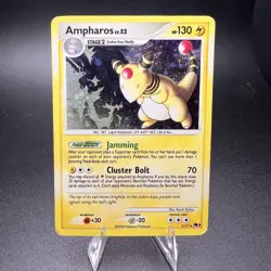 Ampharos 1/17 - Pop Series 7 - Holo Rare - Pokemon Card From 2008 - Image 1