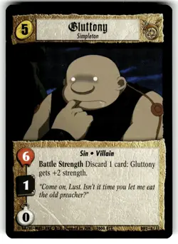 Fullmetal Alchemist Premier Edition Card DD2-4/11 Gluttony, Simpleton - Image 1