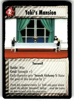 Fullmetal Alchemist Premier Edition Card DD2-3/11 Yoki's Mansion - Image 1
