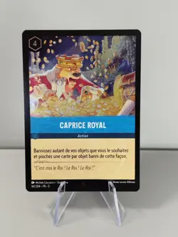 LORCANA FR Card - Chapter 5 161/204 Caprice Royal - Rare ✨ FOIL ✨ New - Image 1
