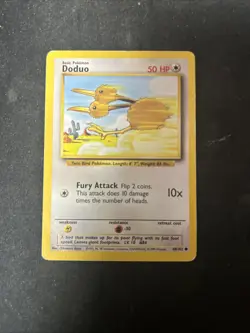 DODUO - Base Set - 48/102 - Common - Pokemon Card - Unlimited Edition D19 - Image 1
