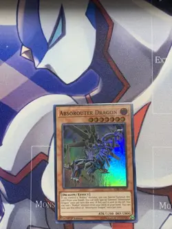 Yu-Gi-Oh Card - SDRR-EN005 - ABSOROUTER DRAGON (super rare holo) - - Image 1