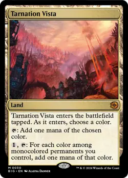 MTG Tarnation Vista [Outlaws of Thunder Junction: The Big Score] Near Mint Magic - Image 1