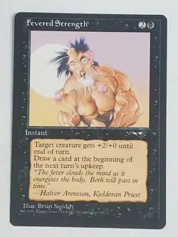 MTG Fevered Strength (Foaming at Mouth) (Alliances/Black/C) - BGM - Image 1
