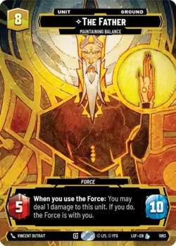 The Father Maintaining Balance (Prestige) - Near Mint MTG Legends of the Force - Image 1