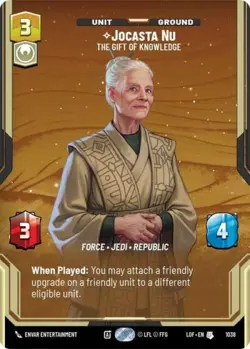 Jocasta Nu The Gift of Knowledge (Prestige) - Near Mint MTG Legends of the Force - Image 1