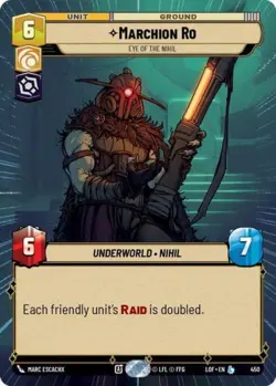 Marchion Ro Eye of the Nihil (Hyperspace) - Near Mint MTG Legends of the Force - Image 1