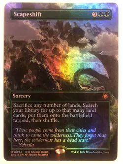 MTG Scapeshift Borderless Foil - Special Guests (OTJ) - Near Mint - Image 2