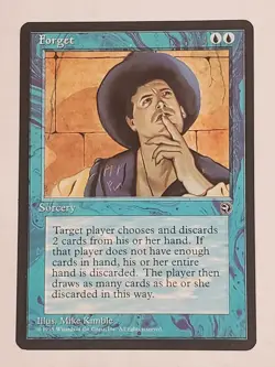 MTG Forget (Homelands/Blue/R) - BGM - Image 1