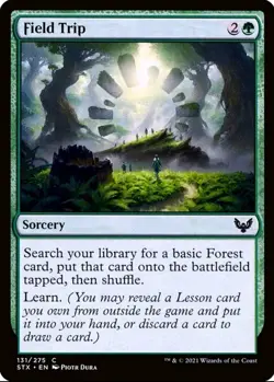 X 1 Field Trip NM Strixhaven 131 MTG Magic The Gathering - Image 1