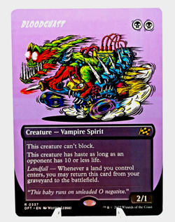 Bloodghast 0337- Aetherdrift MTG-Borderless Reg Rare-Magic The Gathering 2025 NM - Image 1