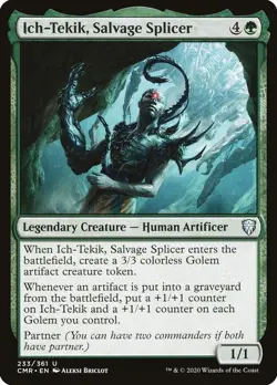 MTG Ich-Tekik, Salvage Splicer - Commander Legends (CMR) NM UC #233 - Image 1