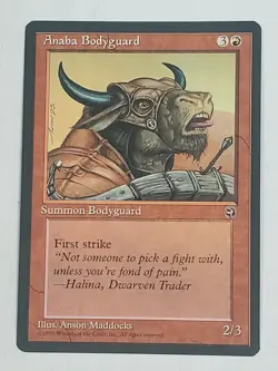 MTG Anaba Bodyguard [Version 2] (Homelands/Red/C) - BGM - Image 1