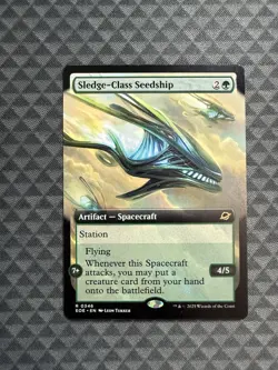 MTG Sledge-Class Seedship #0346 Extended Art Rare Edge of Eternities (EOE) - Image 1