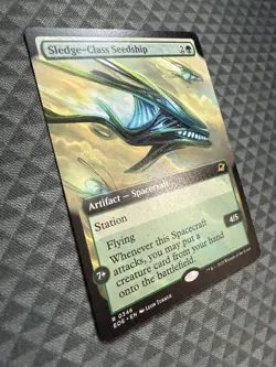 MTG Sledge-Class Seedship #0346 Extended Art Rare Edge of Eternities (EOE) - Image 2