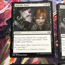 Diabolic Tutor 75-MTG Kaladesh (KLD)-Regular-NM magic the gatherthe gathering x4 - Image 2