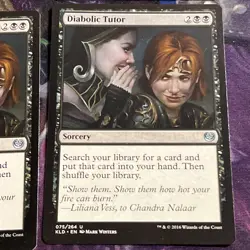 Diabolic Tutor 75-MTG Kaladesh (KLD)-Regular-NM magic the gatherthe gathering x4 - Image 4