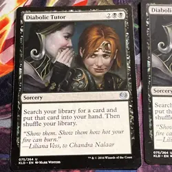 Diabolic Tutor 75-MTG Kaladesh (KLD)-Regular-NM magic the gatherthe gathering x4 - Image 5