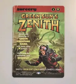Green Sun's Zenith (SHOWCASE) #127 - Near Mint - Special Guests Magic - MTG - Image 1