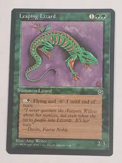 MTG Leaping Lizard (Homelands/Green/C) - BGM - Image 1