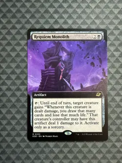 MTG Requiem Monolith #0333 Extended Art Rare Edge of Eternities (EOE) - Image 1