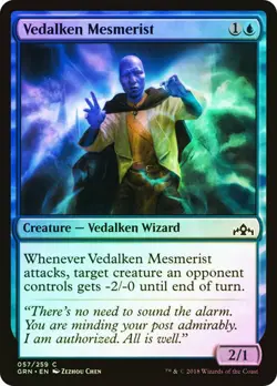 Vedalken Mesmerist Guilds of Ravnica MTG MAGIC FOIL - Image 1