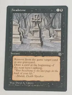 MTG Headstone (Homelands/Black/C) - BGM - Image 1