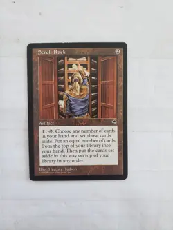 MTG Scroll Rack Tempest Regular VG-NM Condition Never Played Vintage 🔥 - Image 1