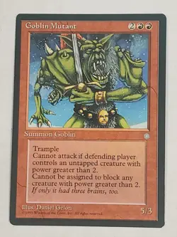 MTG Goblin Mutant (Ice Age/Red/U) - BGM - Image 1