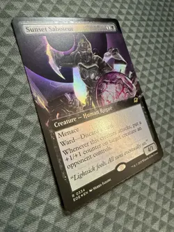 MTG Sunset Saboteur #0334 Foil Extended Art Rare Edge of Eternities (EOE) - Image 2