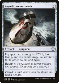MTG Angelic Armaments - Commander Legends (CMR) NM UC #296 - Image 1