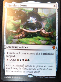 MTG Single - Timeless Lotus, NM Condition, Non-Foil - Image 1