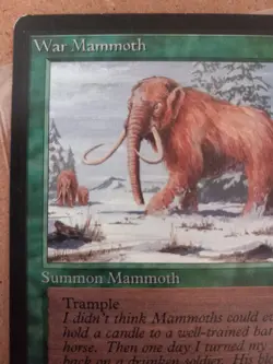 MTG War Mammoth Beta MAGIC THE GATHERING - Image 2