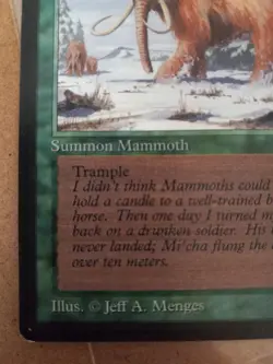 MTG War Mammoth Beta MAGIC THE GATHERING - Image 5