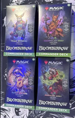 Bloomburrow Commander Deck Set of 4 Magic the Gathering New MtG - Image 1