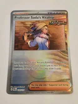 Pokemon TCG PROFESSOR SADA'S VITALITY Prismatic Evolutions POKEBALL 120/131 - Image 2