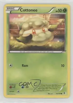 Cottonee Pokemon Black & White Boundaries Crossed #14 - Image 1