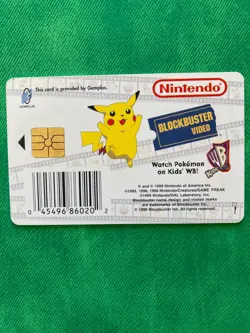 Nintendo Blockbuster Video Pokemon Snap Station Bulbasaur 1999 Collectible Card - Image 2