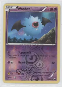 Woobat Reverse Foil Pokemon Black & White Dark Explorers #50 - Image 1